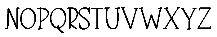 PG Melvaira Regular Font UPPERCASE