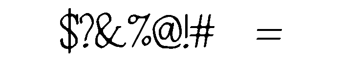 PG Melvaira Smooth Font OTHER CHARS