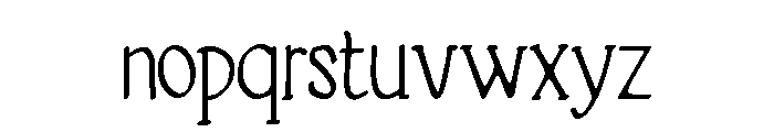 PG Melvaira Smooth Font LOWERCASE