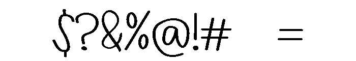 PG Midnight Bestie Font OTHER CHARS