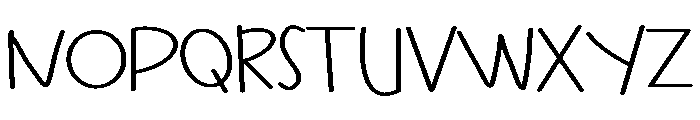 PG Midnight Bestie Font UPPERCASE