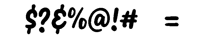 PG Mileya Regular Font OTHER CHARS
