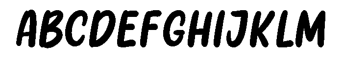 PG Mileya Regular Font UPPERCASE