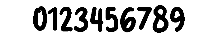 PG Milky Honey Regular Font OTHER CHARS