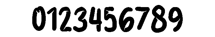 PG Milky Shadow Regular Font OTHER CHARS