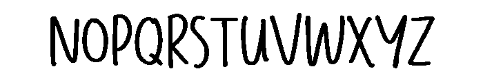 PG Minimal Notes Font UPPERCASE