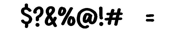 PG Minimal Signature Font OTHER CHARS