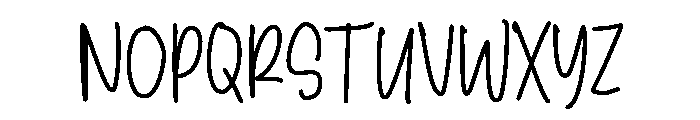 PG Minimalistic Font UPPERCASE