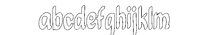 PG Minimals Outline FONT