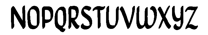 PG Minimals Regular Font UPPERCASE
