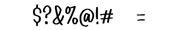 PG Minnie Nellie Font OTHER CHARS