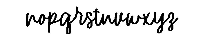 PG Minnie Nellie Font LOWERCASE
