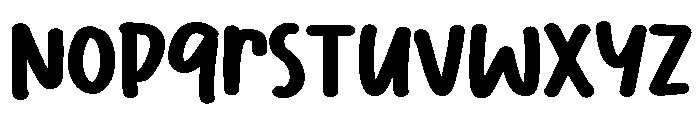 PG Minnie Wiggle Font LOWERCASE