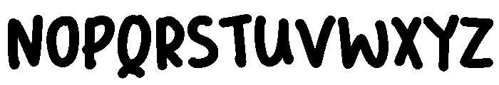 PG Modern Bloom Font UPPERCASE