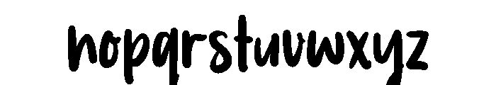 PG Monvire Font LOWERCASE
