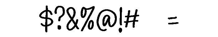 PG Moonlight Notes Font OTHER CHARS