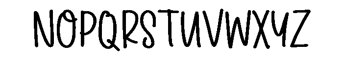 PG Moonlight Notes Font UPPERCASE