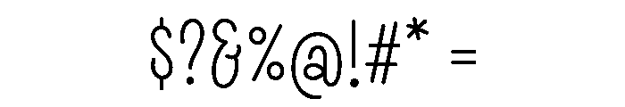 PG Moonlight Queen Font OTHER CHARS