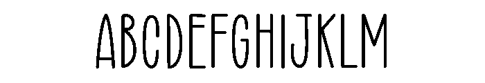 PG Moonlight Queen Font UPPERCASE