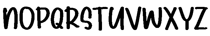 PG Muted Rights Font UPPERCASE
