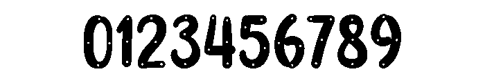 PG Nailed Amira Regular Font OTHER CHARS