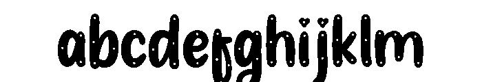 PG Nailed Amira Regular FONT
