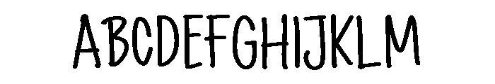 PG Natural Font UPPERCASE