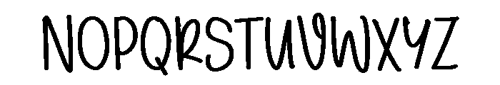 PG Natural Font UPPERCASE