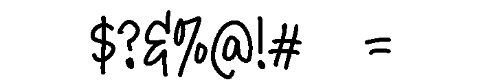 PG Noireya Font OTHER CHARS