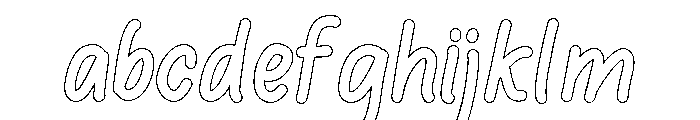 PG Norvella Outline FONT
