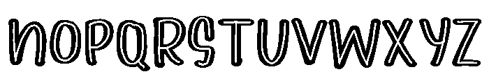 PG Novaline Monoline Font UPPERCASE