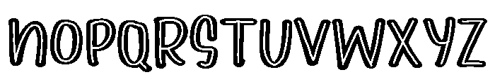 PG Novaline Monoline Font LOWERCASE