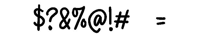 PG November Font OTHER CHARS