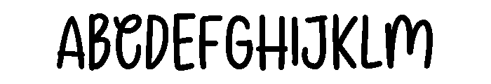 PG November Font UPPERCASE