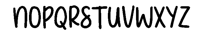 PG November Font UPPERCASE