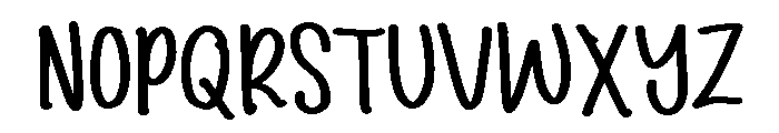 PG Opalink Font UPPERCASE