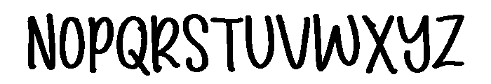 PG Opalink Font LOWERCASE