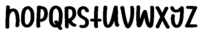 PG Personal Font UPPERCASE
