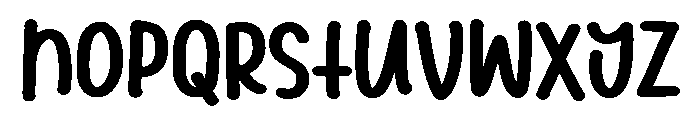 PG Personal Font LOWERCASE