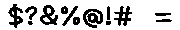 PG Petalune Regular Font OTHER CHARS