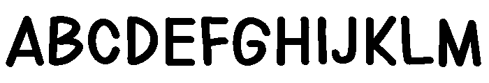 PG Petalune Regular Font UPPERCASE