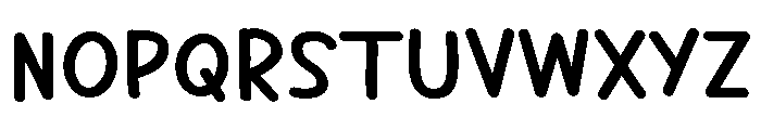 PG Petalune Regular Font UPPERCASE