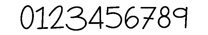 PG Pinkie Regular Font OTHER CHARS
