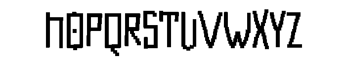 PG Pixel Display Regular Font LOWERCASE