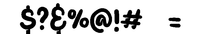 PG Quicken Shadow Font OTHER CHARS