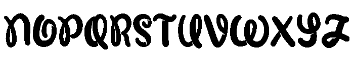 PG Quicken Shadow Font UPPERCASE