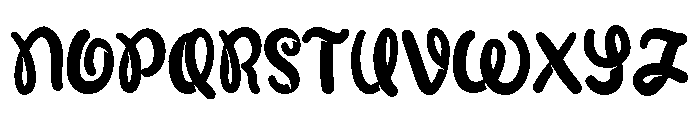 PG Quicken Shadow Font LOWERCASE