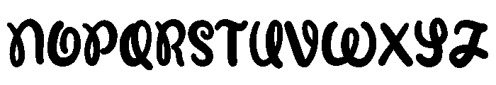 PG Quicken Font UPPERCASE