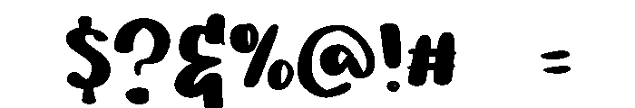 PG Quicklash Font OTHER CHARS