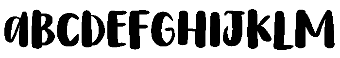 PG Quicklash Font UPPERCASE